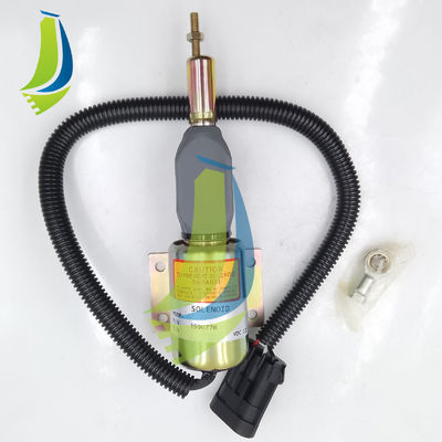 3990770 Fuel Shutoff Solenoid 12V For Excavator Parts