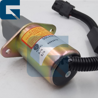 4942878 Excavator Engine 6CT Fuel Shutdown Solenoid Valve