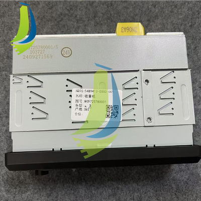 WG9725780001 Radio Player Cabin Parts for Truck