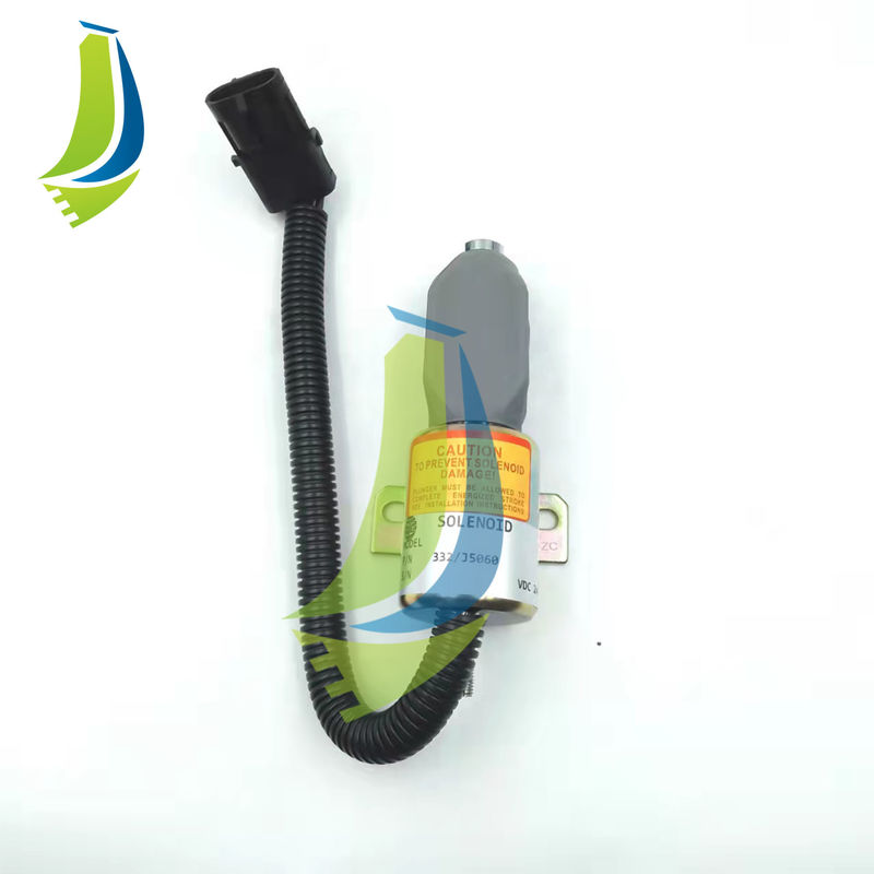 332/35060 24V Fuel Solenoid Valve For JS330 JZ140 JS240 JS260 33235060 High Quality